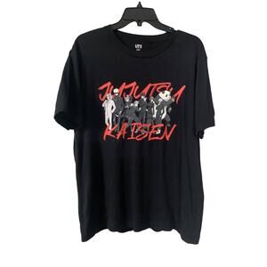 Jujutsu Kaisen Manga UT Uniqlo Tee Mens Size Medium Anime Black